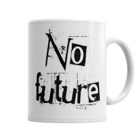Baskı Dükkanı KB814 No Future Porselen Kupa Bardak