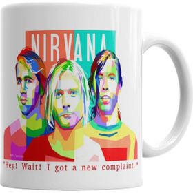 Baskı Dükkanı KB815 Nirvana Porselen Kupa Bardak