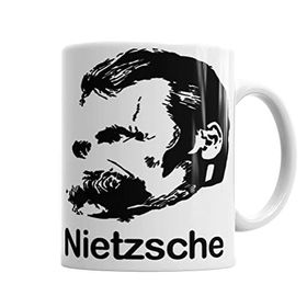 Baskı Dükkanı KB820 Nietzsche Porselen Kupa Bardak