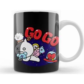 Baskı Dükkanı KB8208 Bt Gogo Bts Porselen Kupa Bardak