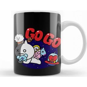 Baskı Dükkanı KB8208 Bt Gogo Bts Porselen Kupa Bardak