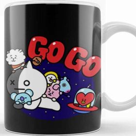 Baskı Dükkanı KB8208 Bt Gogo Bts Porselen Kupa Bardak