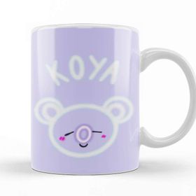 Baskı Dükkanı KB8213 Bt Glowing Koya Bts Porselen Kupa Bardak