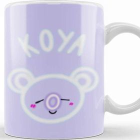 Baskı Dükkanı KB8213 Bt Glowing Koya Bts Porselen Kupa Bardak