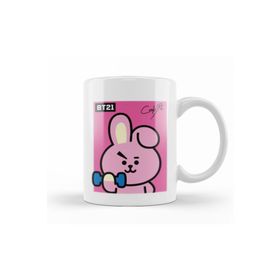 Baskı Dükkanı KB8314 Bts T21 Cooky Porselen Kupa Bardak