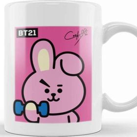 Baskı Dükkanı KB8314 Bts T21 Cooky Porselen Kupa Bardak