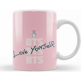 Baskı Dükkanı KB8328 Bts Love Yourself Porselen Kupa Bardak