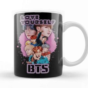 Baskı Dükkanı KB8328 Bts Love Yourself Porselen Kupa Bardak