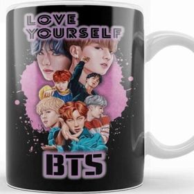 Baskı Dükkanı KB8328 Bts Love Yourself Porselen Kupa Bardak