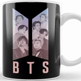 Baskı Dükkanı KB8330 Bts Logo Porselen Kupa Bardak