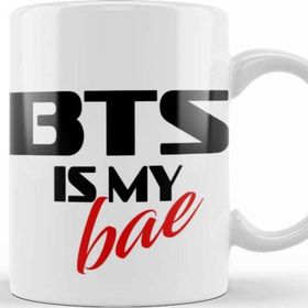 Baskı Dükkanı KB8338 Bts Is My Bae Porselen Kupa Bardak