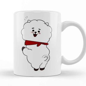 Baskı Dükkanı KB8341 Bts Groovy Rj Porselen Kupa Bardak