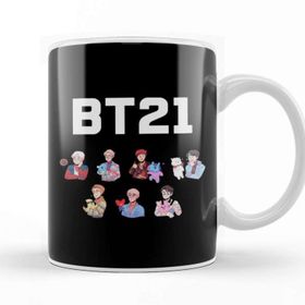 Baskı Dükkanı KB8373 Bts Bt21 01 Porselen Kupa Bardak