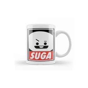 Baskı Dükkanı KB8383 Bt21 Suga Bts Porselen Kupa Bardak