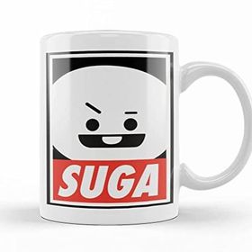 Baskı Dükkanı KB8383 Bt21 Suga Bts Porselen Kupa Bardak
