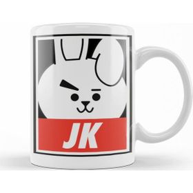 Baskı Dükkanı KB8390 Bt21 Jk Bts Porselen Kupa Bardak
