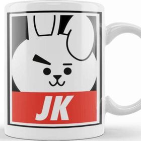 Baskı Dükkanı KB8390 Bt21 Jk Bts Porselen Kupa Bardak