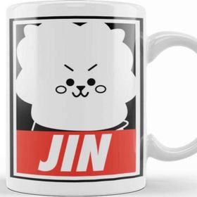 Baskı Dükkanı KB8391 Bt21 Jin Bts Porselen Kupa Bardak
