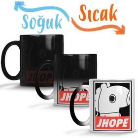 Baskı Dükkanı KB8393 Bt21 Jhope Bts Porselen Kupa Bardak