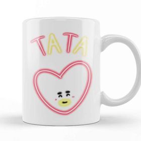 Baskı Dükkanı KB8394 Bt21 Glowing Tata Porselen Kupa Bardak