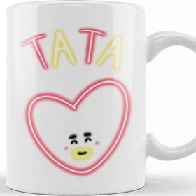 Baskı Dükkanı KB8394 Bt21 Glowing Tata Porselen Kupa Bardak