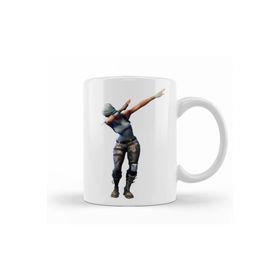 Baskı Dükkanı KB8401 Fortnite Battle Royale Porselen Kupa Bardak