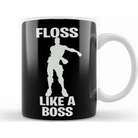 Baskı Dükkanı KB8414 Floss Lıke A Boss Porselen Kupa Bardak
