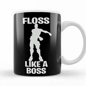 Baskı Dükkanı KB8414 Floss Lıke A Boss Porselen Kupa Bardak