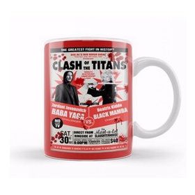 Baskı Dükkanı KB8416 Fight Clash Of Titans Porselen Kupa Bardak