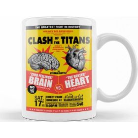 Baskı Dükkanı KB8417 Fight Clash Of Thetitans Porselen Kupa Bardak