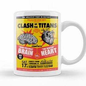 Baskı Dükkanı KB8417 Fight Clash Of Thetitans Porselen Kupa Bardak