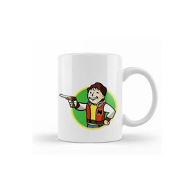 Baskı Dükkanı KB8427 Fallout Fan Boy Porselen Kupa Bardak