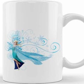 Baskı Dükkanı KB8432 Elsa Kristoff Anna Olaf Porselen Kupa Bardak