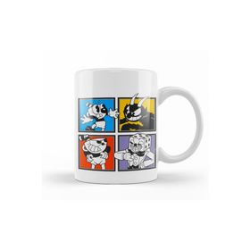 Baskı Dükkanı KB8455 Cuphead Characters Porselen Kupa Bardak