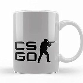Baskı Dükkanı KB8458 Csgo Counter Strike Logo Porselen Kupa Bardak