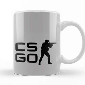 Baskı Dükkanı KB8458 Csgo Counter Strike Logo Porselen Kupa Bardak