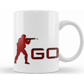 Baskı Dükkanı KB8460 Csgo Counter Strike Porselen Kupa Bardak