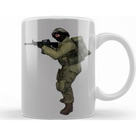 Baskı Dükkanı KB8460 Csgo Counter Strike Porselen Kupa Bardak