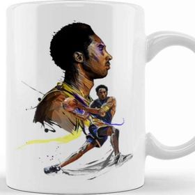 Baskı Dükkanı KB8472 Colorful Of Kobe Bryant Porselen Kupa Bardak