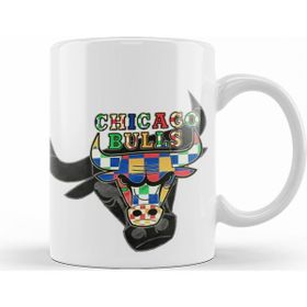 Baskı Dükkanı KB8498 Chicago Bulls Clone Bull Porselen Kupa Bardak