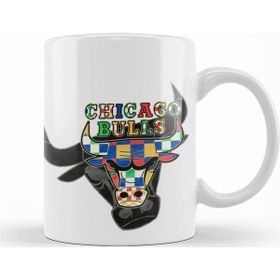 Baskı Dükkanı KB8498 Chicago Bulls Clone Bull Porselen Kupa Bardak