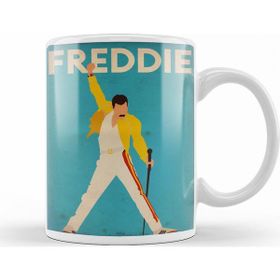 Baskı Dükkanı KB8505 Freddie Mercury Porselen Kupa Bardak