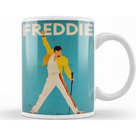 Baskı Dükkanı KB8505 Freddie Mercury Porselen Kupa Bardak