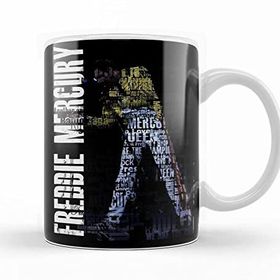 Baskı Dükkanı KB8505 Freddie Mercury Porselen Kupa Bardak