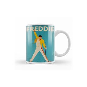 Baskı Dükkanı KB8507 Freddie Mercury 2 Porselen Kupa Bardak