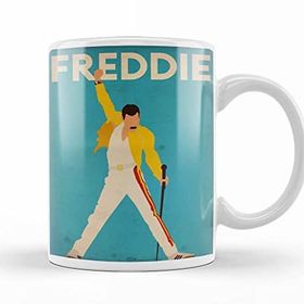 Baskı Dükkanı KB8507 Freddie Mercury 2 Porselen Kupa Bardak