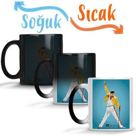 Baskı Dükkanı KB8508 Freddie Mercury Porselen Kupa Bardak