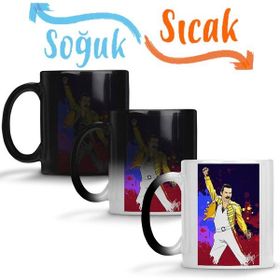 Baskı Dükkanı KB8509 Freddie Mercury Porselen Kupa Bardak
