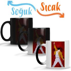 Baskı Dükkanı KB8514 Freddie Mercury Porselen Kupa Bardak