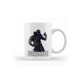 Baskı Dükkanı KB8530 Fortnite Raven Skin Porselen Kupa Bardak